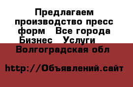 Предлагаем производство пресс-форм - Все города Бизнес » Услуги   . Волгоградская обл.